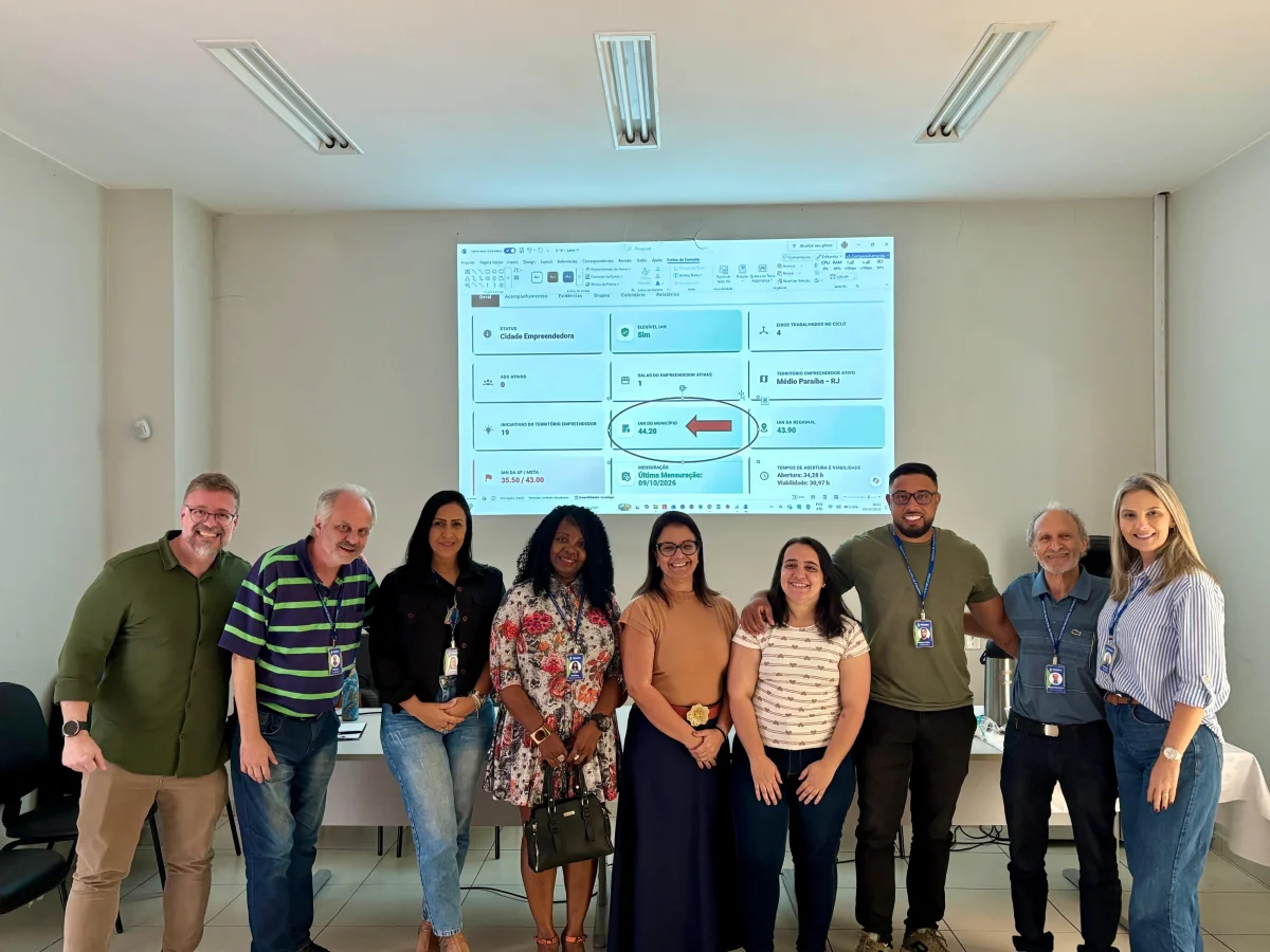 Pinheiral supera médias regional e estadual no índice de ambiente de negócios do sebrae