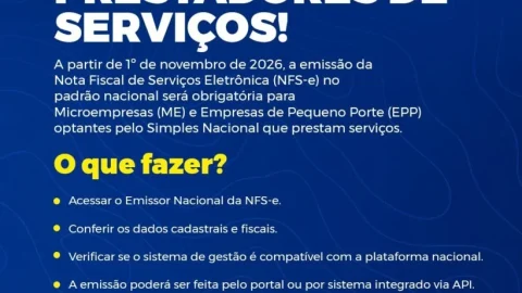 Prefeitura de Búzios informa sobre obrigatoriedade da Nota Fiscal de Serviços Eletrônica no padrão nacional a partir de novembro