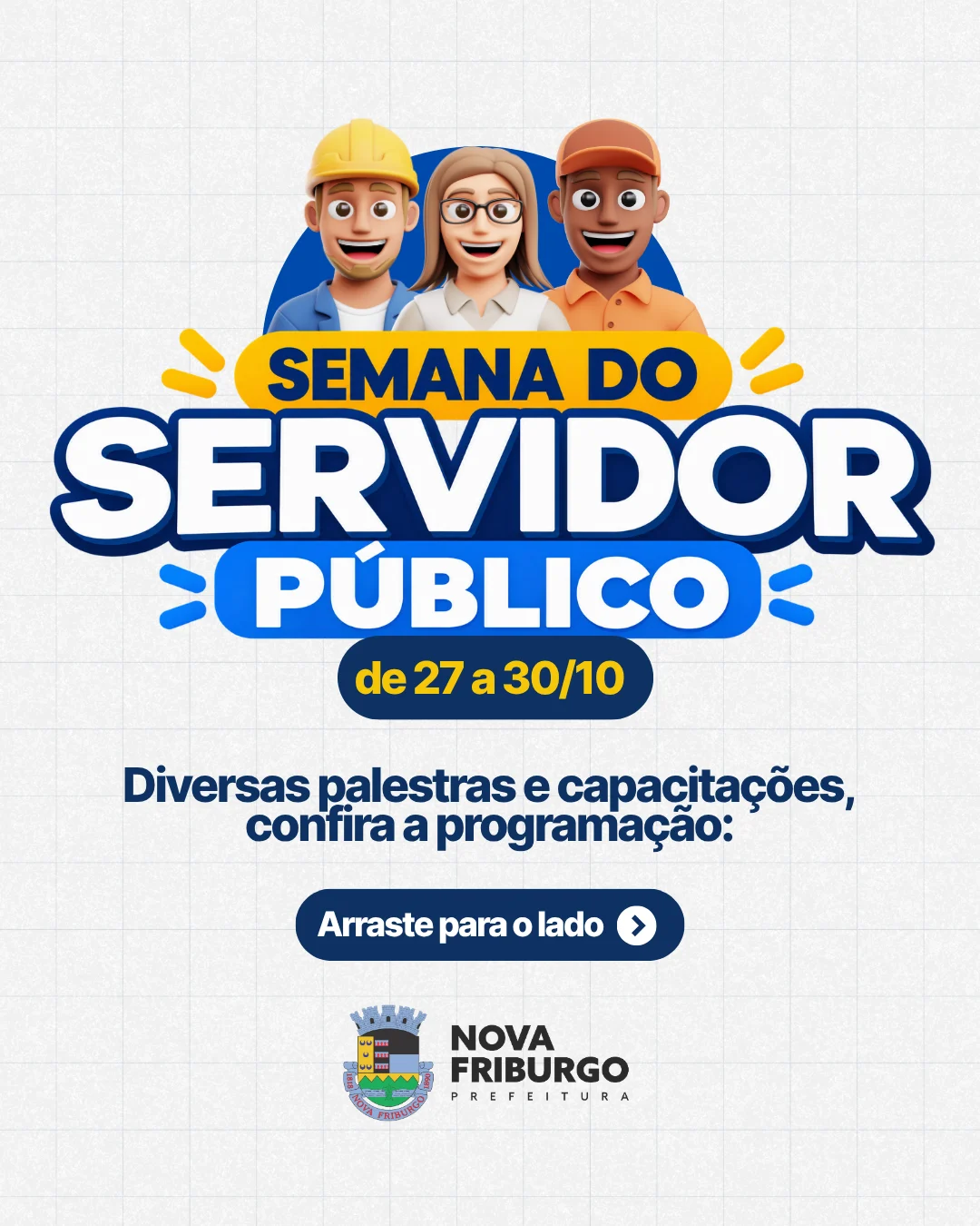 Prefeitura de Nova Friburgo promove programação especial em comemoração ao dia do servidor público
