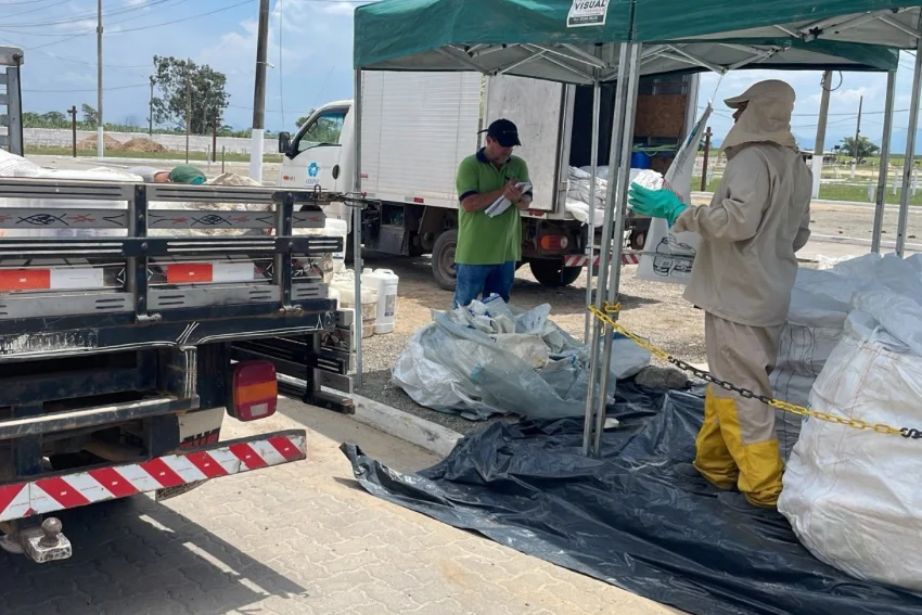 Programa “Campo Limpo” recolhe oito toneladas de embalagens vazias de agrotóxicos