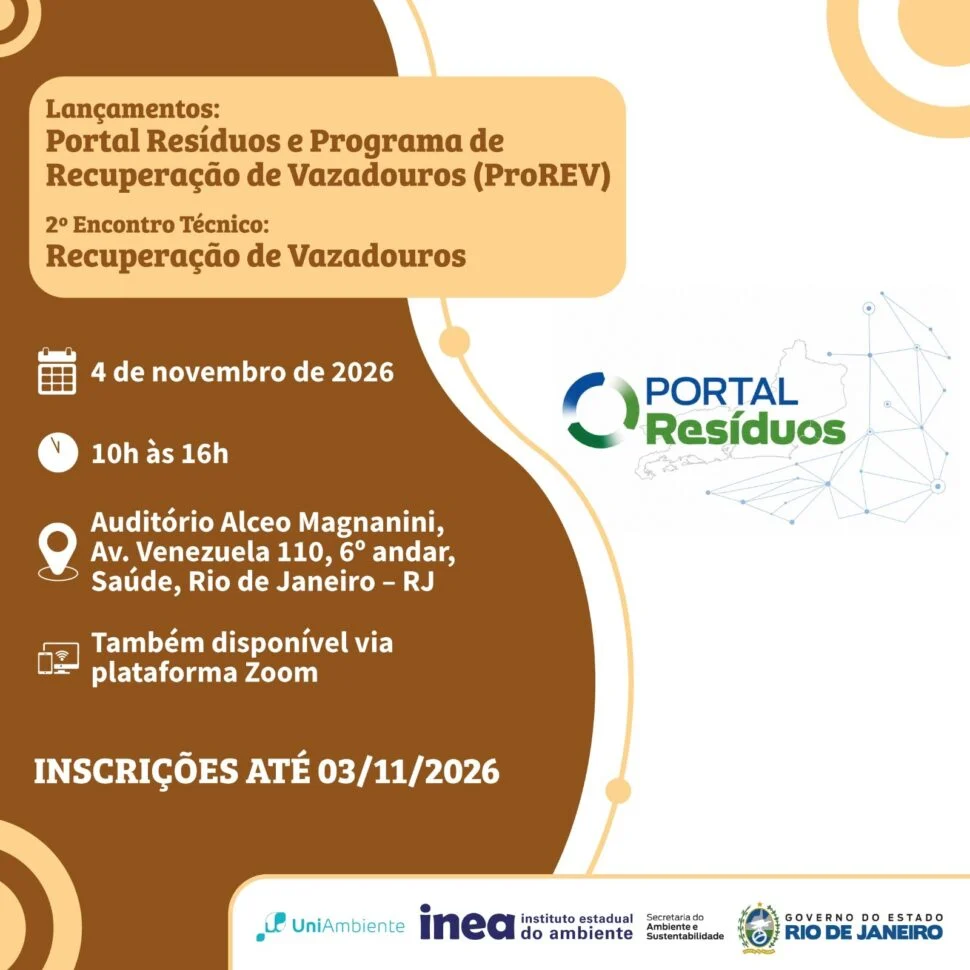 Seas e Inea promovem 2° Encontro Técnico sobre Recuperação de Vazadouros