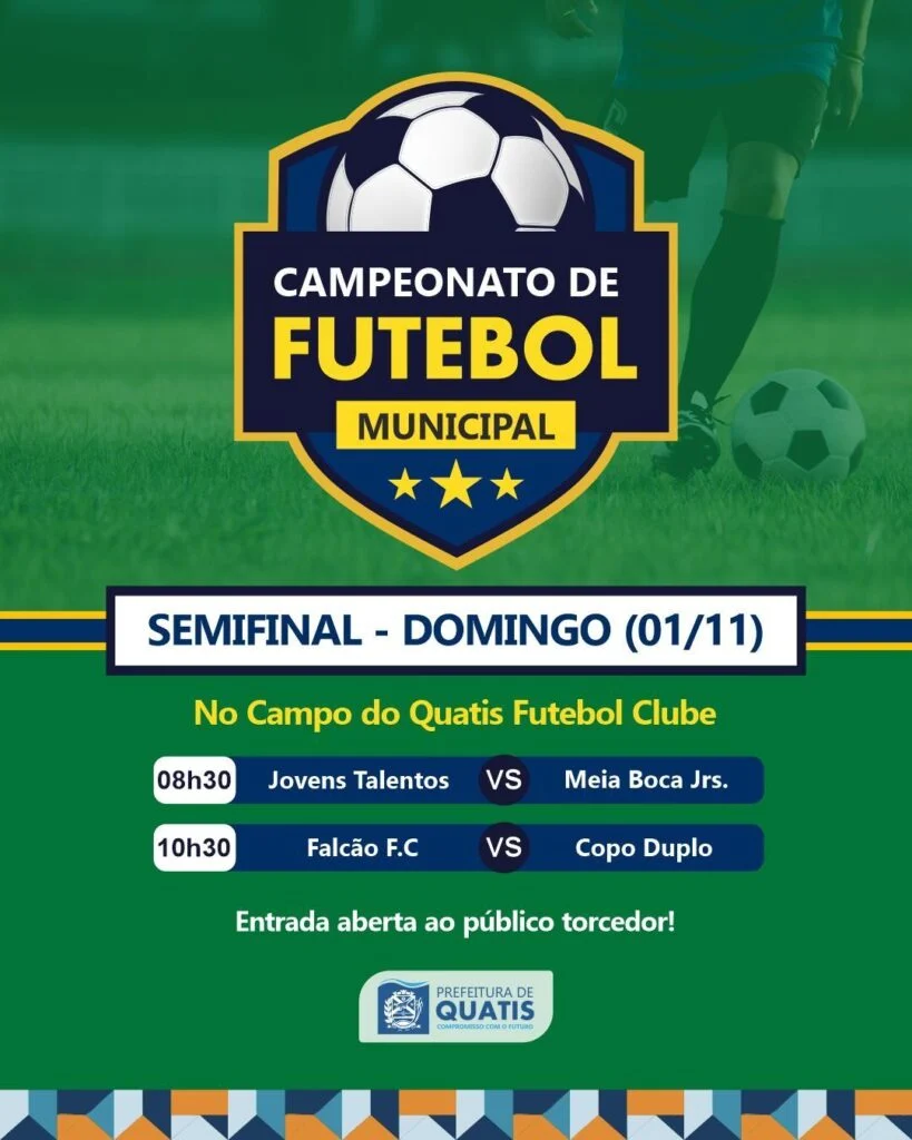 Semifinal – Campeonato de Futebol Municipal de Quatis
